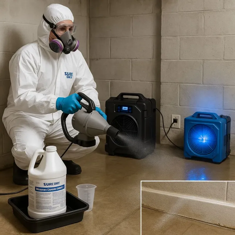 Sanitization and Odor Removal process in Saint George, FL